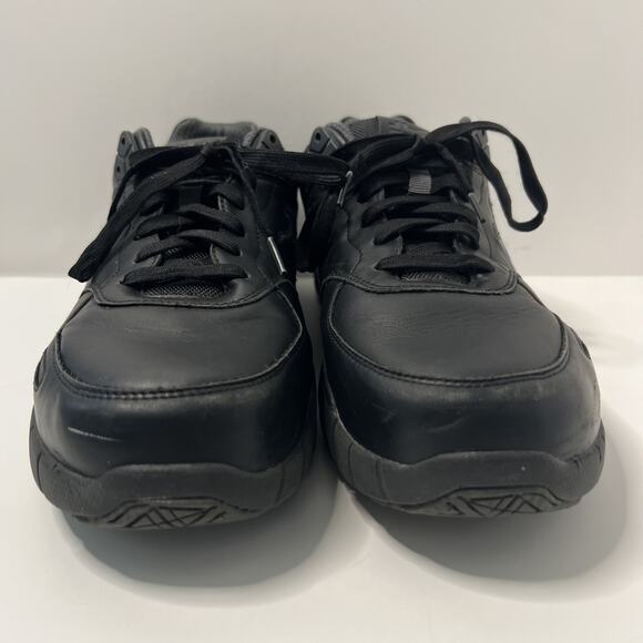 Kuru Kinetic Mens Size 13 Black Athletic Leather Walking Shoes Sneakers - Picture 4 of 10